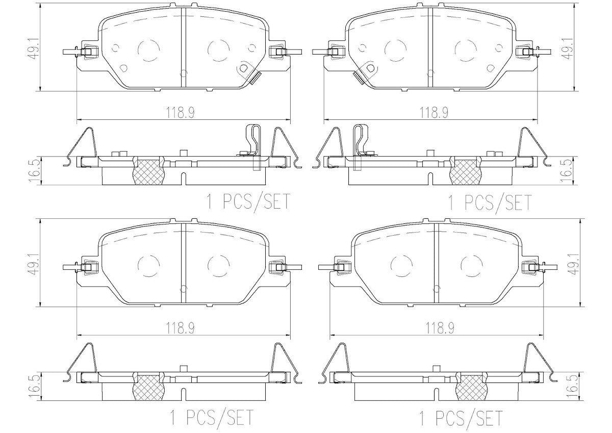 Brembo Brake Pads P28097N product image 3