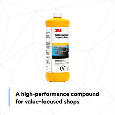 3M Rubbing Compound, 1 qt Bottle - 05973
