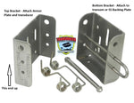 Transducer Shield & Saver Transducer Mount, Stainless Steel, With Stainless Steel Hardware - SBB-5