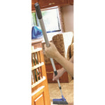 Camco Broom, Telescoping 24 in to 52 in Length Handle, Soft Bristled Head, Aluminum Handle - 43623