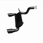MagnaFlow Exhaust System Kit, MF Series Axle Back System, Black Stainless Steel, Black Steel Tips - 19388