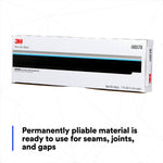 3M Body Seam Sealer, Black, 12 in Strips, Box Of 60 - 08578