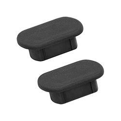 Reese Fifth Wheel Trailer Hitch Cover, 16K Series, Replacement Puck Cover For 16K/18K/24K Series, Black, Set Of 2 - 58199