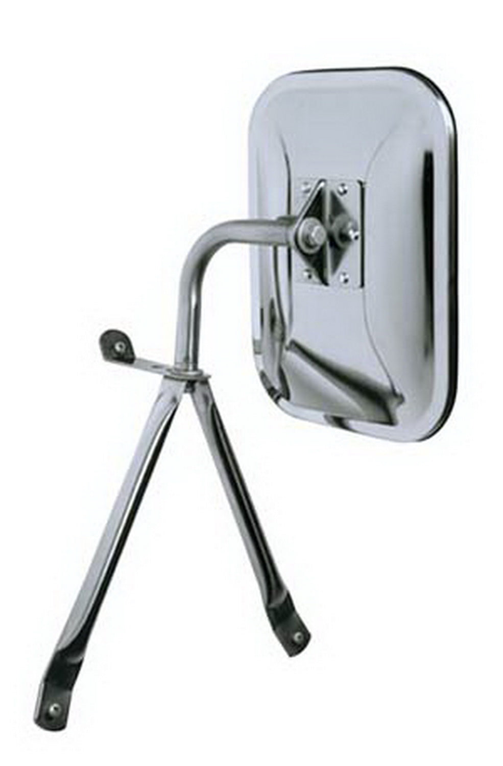 CIPA USA Exterior Mirror, Chrome, 7-1/2 in x 10-1/2 in, Extends 16 in From Vehicle - 45500
