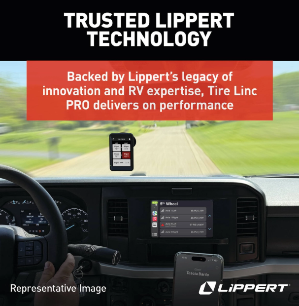 Lippert Tire Pressure Monitoring System - TPMS, 4 Sensors - 2024115889
