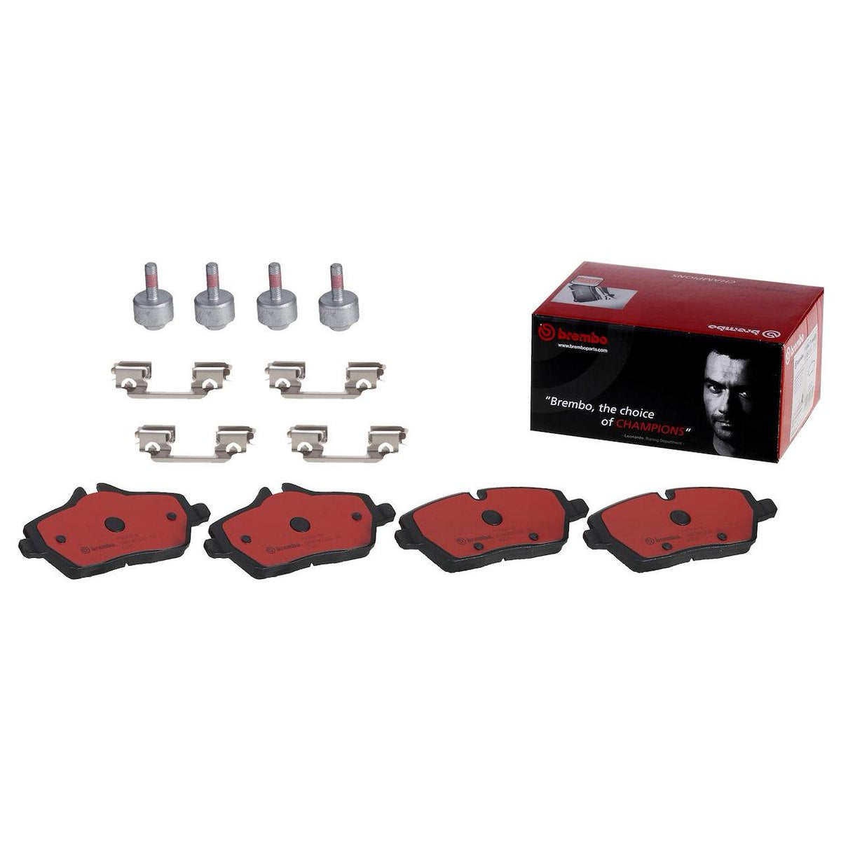 Brembo Brake Pad, FMSI Number D1308-8992, Ceramic, Set Of 4 - P06091N