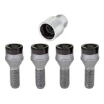 McGard Wheel Access Wheel Lock, 12 Millimeter x 1.25 Thread Size, 60 degree Conical, Acorn Lug Use With Steel/Aluminum Wheels, Pack of 4 - 27361