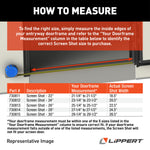 Lippert Screen Door Closer, 28 in Length, For Use With 28.001 To 28.999 in Width Door Frame Rough Opening - 730814