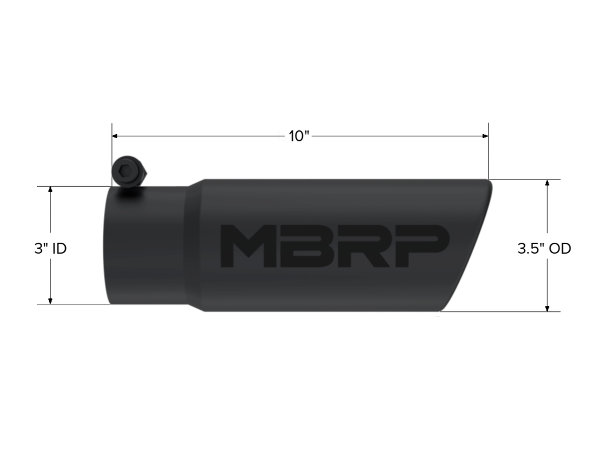 MBRP Exhaust Exhaust Tail Pipe Tip T5115BLK product image 2