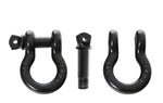Overland Vehicle Systems D-Ring, With 3/4 in Pin, 4.75 Ton Weight Rating, Black - 19019901