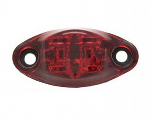 Valterra Clearance Light, LED, 2-5/8 in Length x 1-1/4 in Width x 3/4 in Depth, Red Lens - DG52438VP