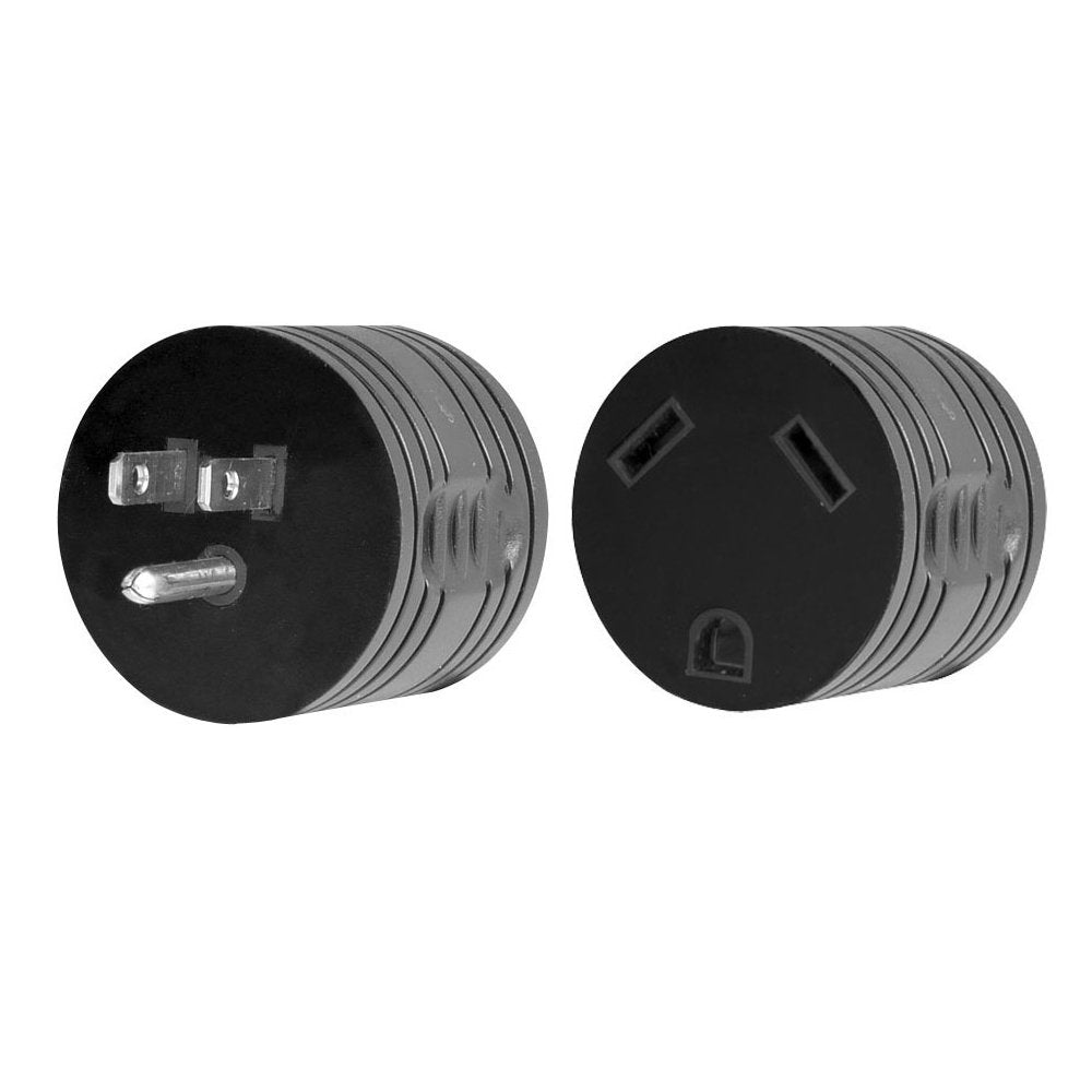 AP Products Power Cord Adapter, 5-15P Plug And 30 amp Receptacle, Black - 16-00500