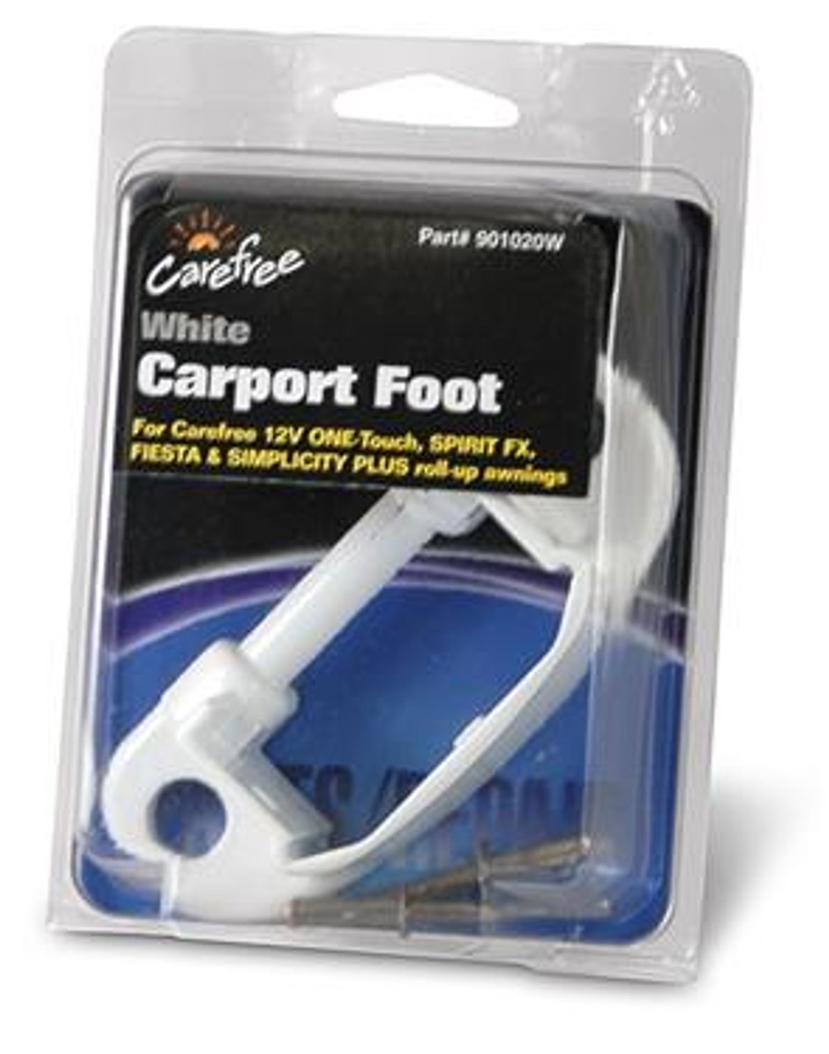 Carefree RV Awning Carport Foot, White - 901020W