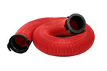 Valterra Sewer Hose, 10 ft Extended Length, 25 in Compressed Length, 3 in Diameter - D04-0113