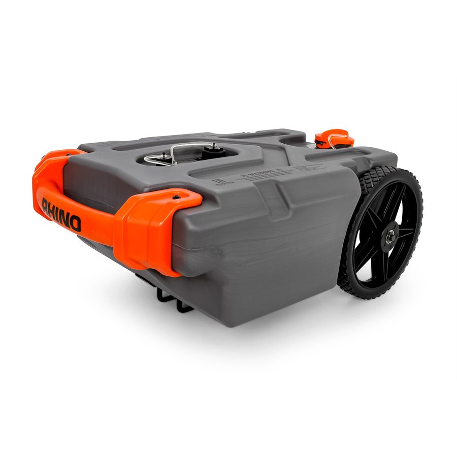 Camco Portable Waste Holding Tank, 15 gal, 2 Wheel Design - 39000