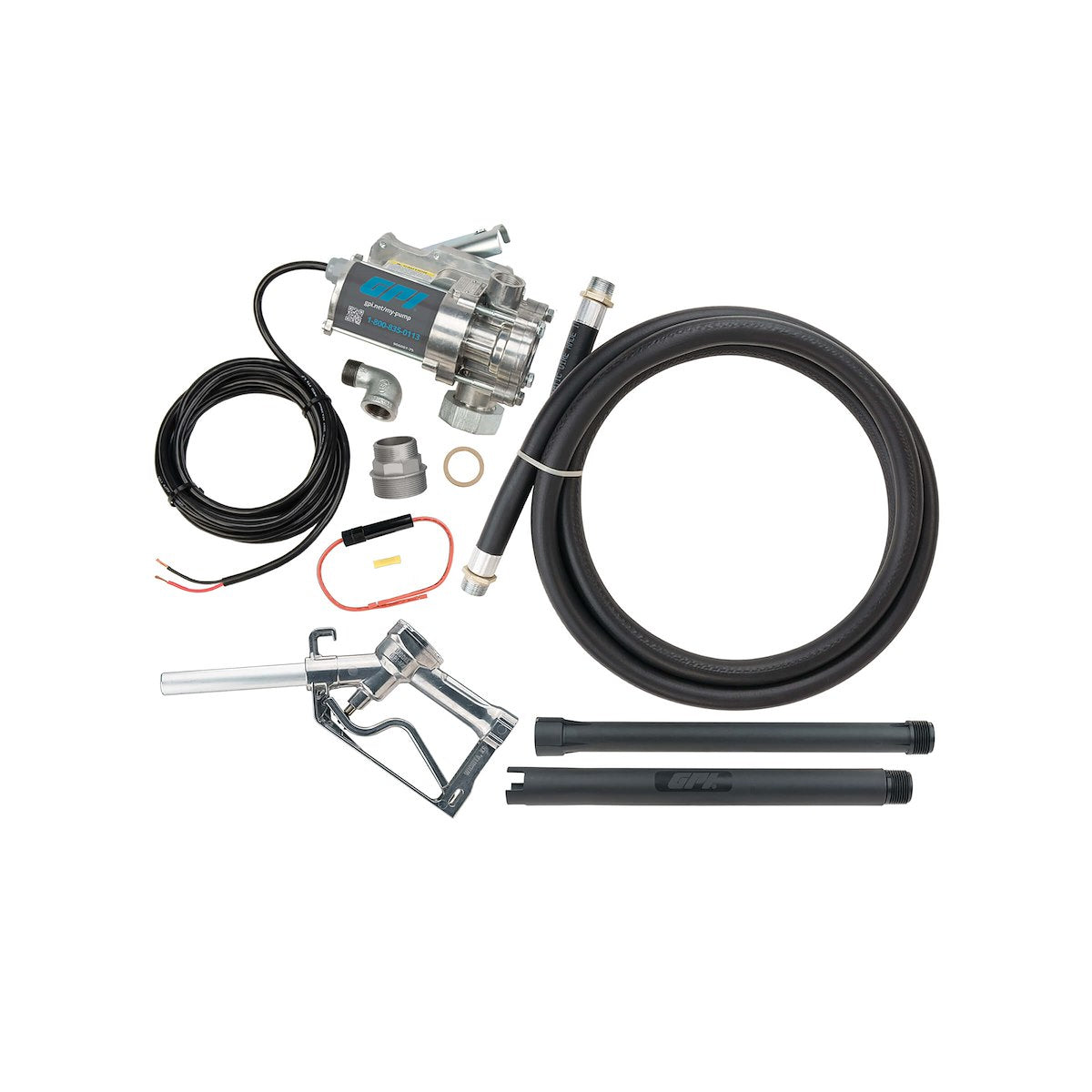 GPI Liquid Transfer Tank Pump, EZ-8, 12 V AC, Up To 8 gal Per Minute - 137100-05