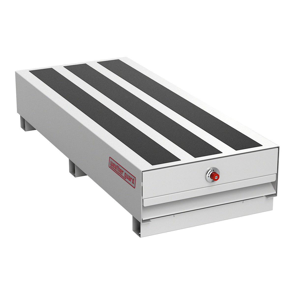 Weather Guard Bed Drawer, 48 in Length x 20 in Width x 9-1/2 in Height, Steel, White - 306-3-04