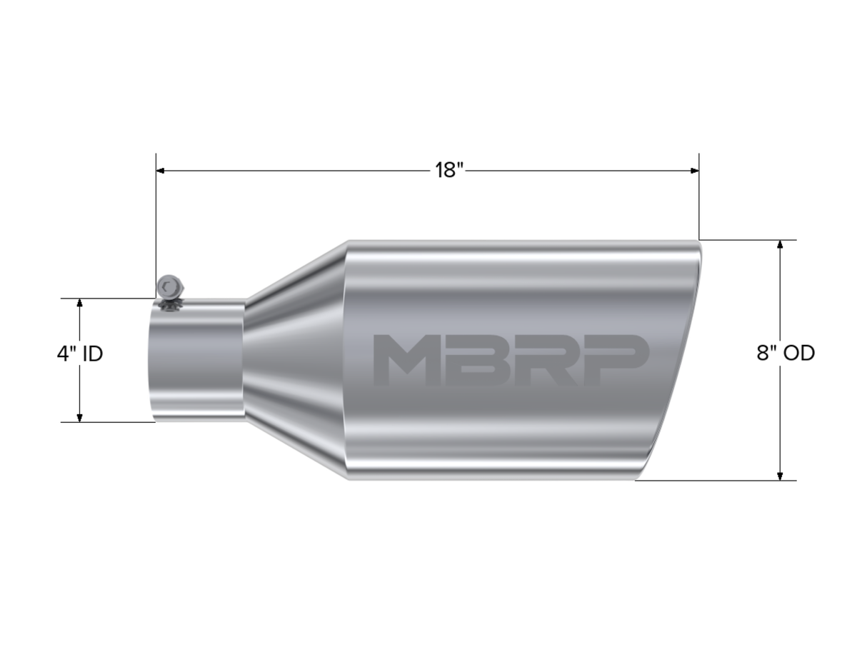 MBRP Exhaust Exhaust Tail Pipe Tip T5128 product image 2