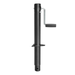 Lippert Trailer Tongue Jack, 2000 lb Capacity, 14-3/4 in Travel, Black - 285420