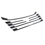 Coast2Coast Grille Insert, 2 Piece, Gloss Black - GI209BLK