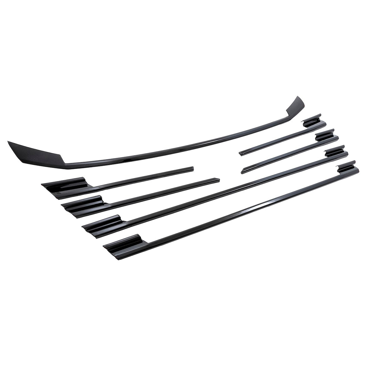 Coast2Coast Grille Insert, 2 Piece, Gloss Black - GI209BLK