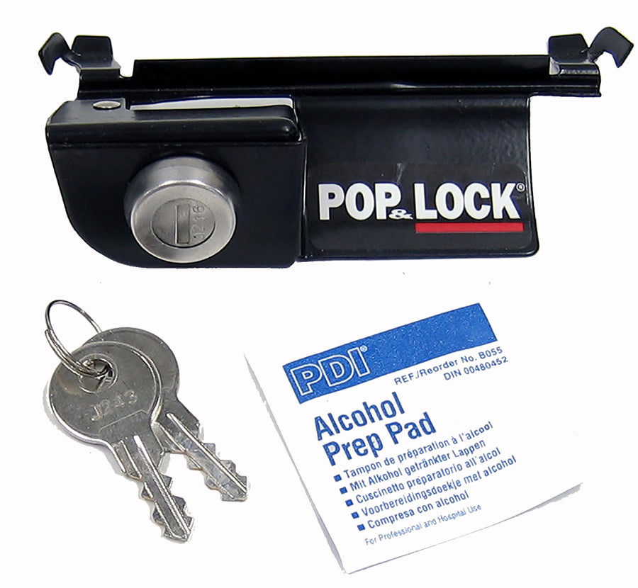 Pop & Lock Tailgate Lock, Black - PL3400