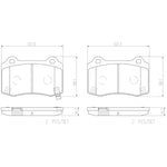 Brembo Brake Pads P30074N product image 8