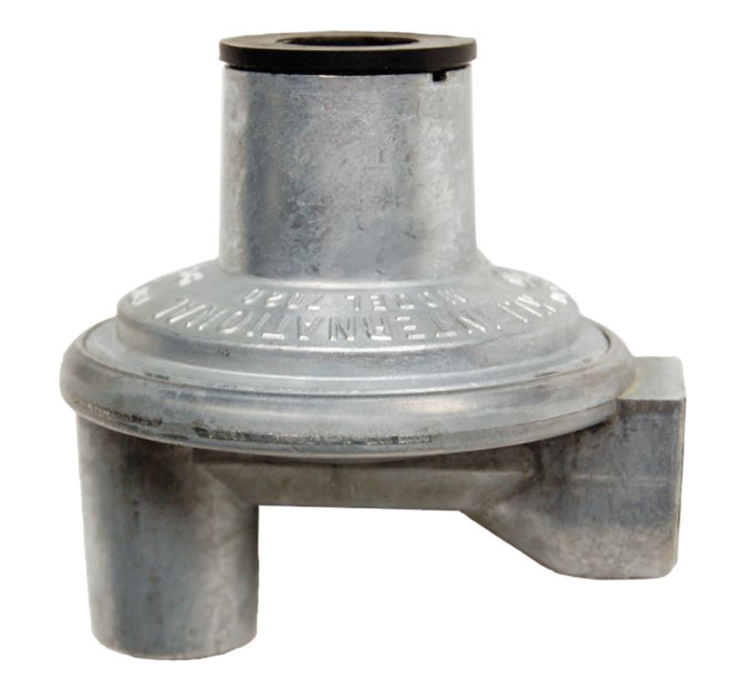 Marshall Excelsior Propane Regulator, 1/4 in FNPT Inlet x 3/8 in FNPT Outlet, 90 degree, 140000 BTU - MEGR-151