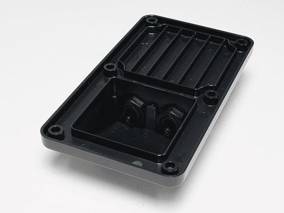 Go Power Solar Power Cable Entry Plate, For Use With Pre-Wired Go Power Solar Kits and Expansion Kits, Male And Female MC4 Connector, Black - 74671