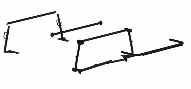 Holman Ladder Rack Component, For Holman Pro Rack Series Ladder Rack, Black, Steel - 12001