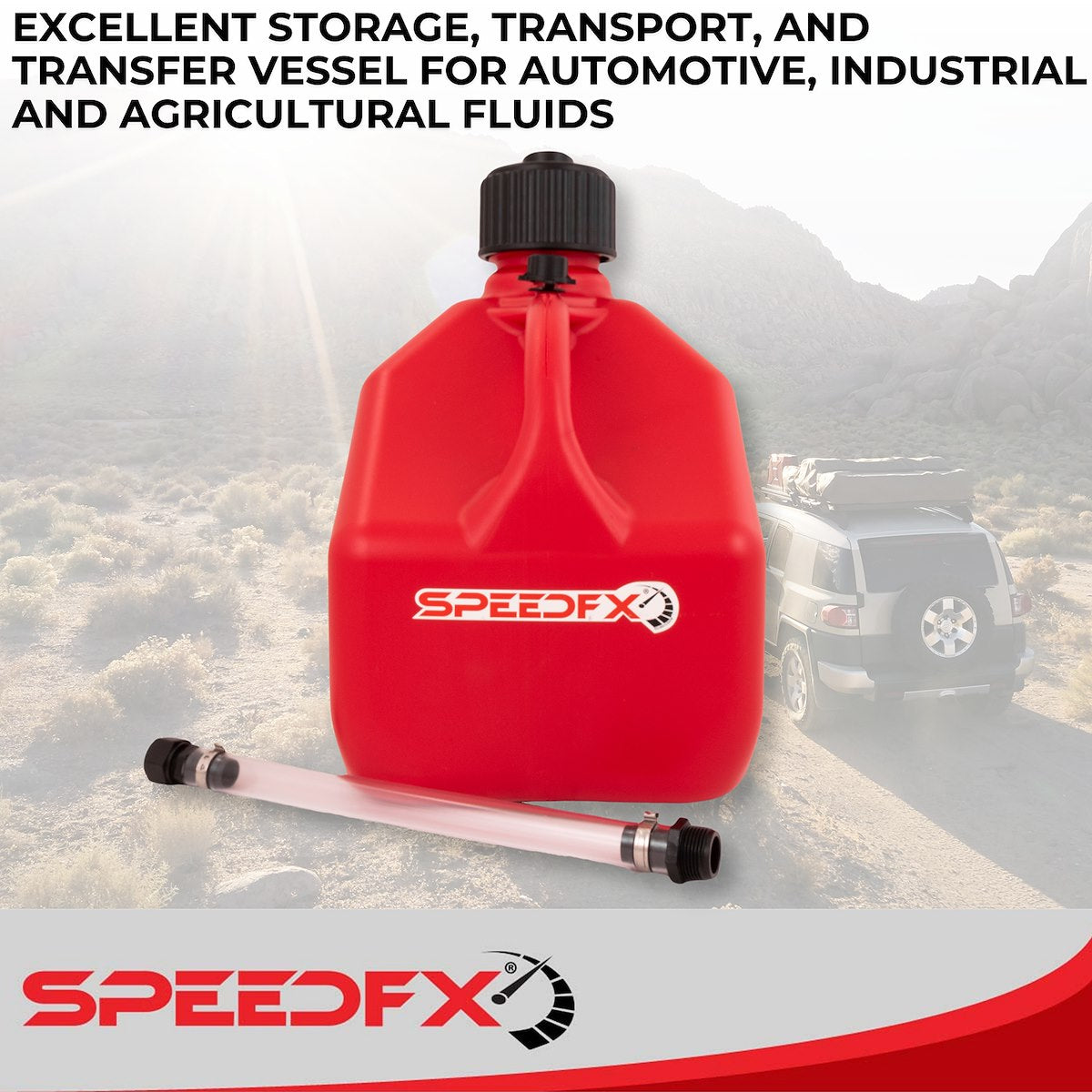 SpeedFX Liquid Storage Container, Red, 3 gal Capacity - 8730