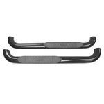 Westin Nerf Bar, 4 in Oval Bent, Black, Steel - 21-3925