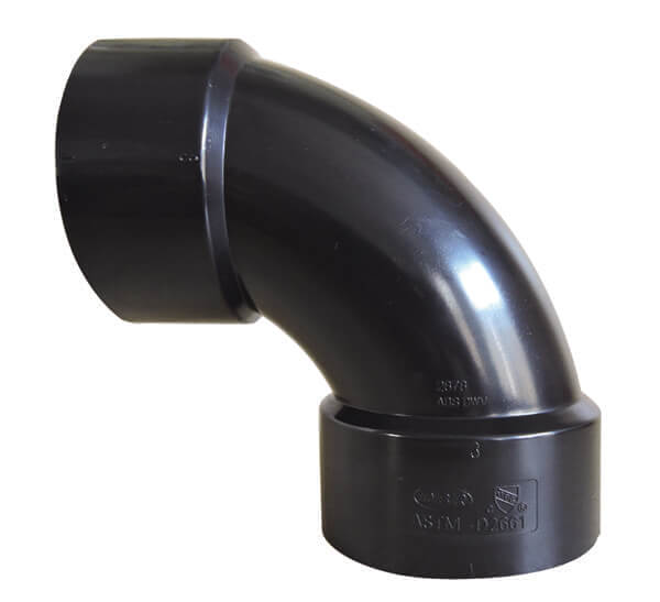 Valterra Sewer Waste Valve Fitting, 90 degree Elbow, 3 in Hub - D50-2878
