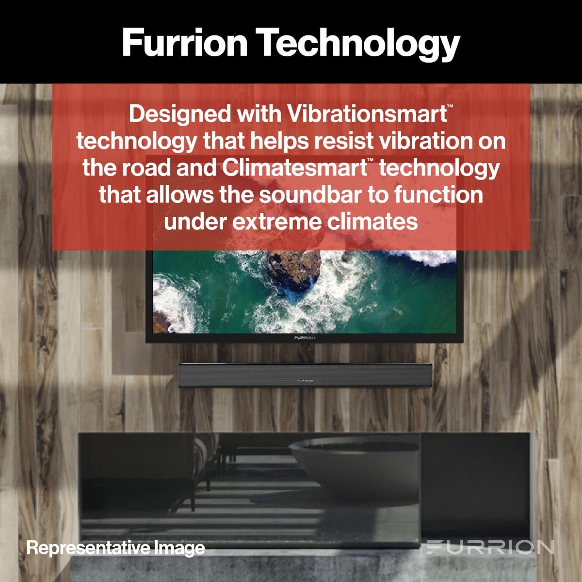 Furrion Speaker, 2-Way Outdoor Marine Woofer, 6 in Diameter x 2-1/8 in Depth Overall Dimension, 5 in Diameter Woofer Dimension - FMS5B