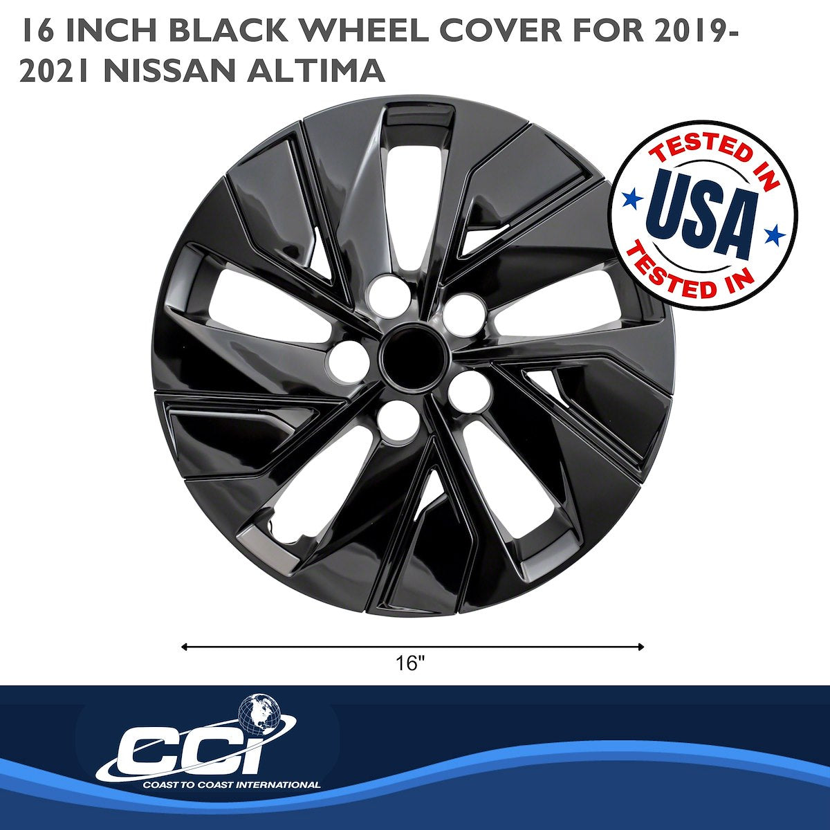 Coast2Coast Universal Wheel Covers IWC53816BLK product image 3