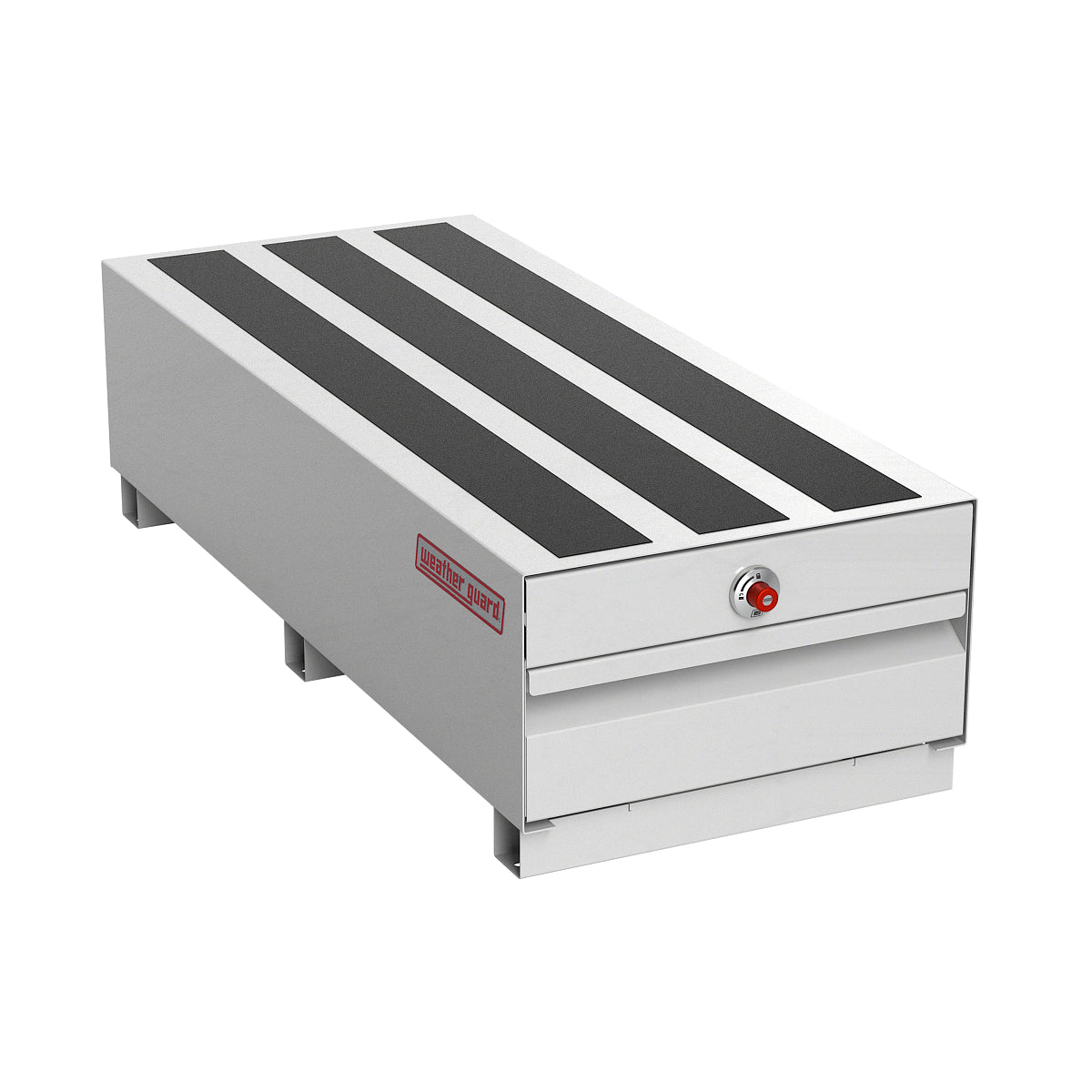 Weather Guard Bed Drawer, 48 in Length x 20 in Width x 13 in Height, Steel, White - 336-3-04