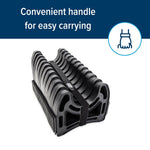 Camco Sewer Hose Support, Holds 30 ft Hose, Black - 43061