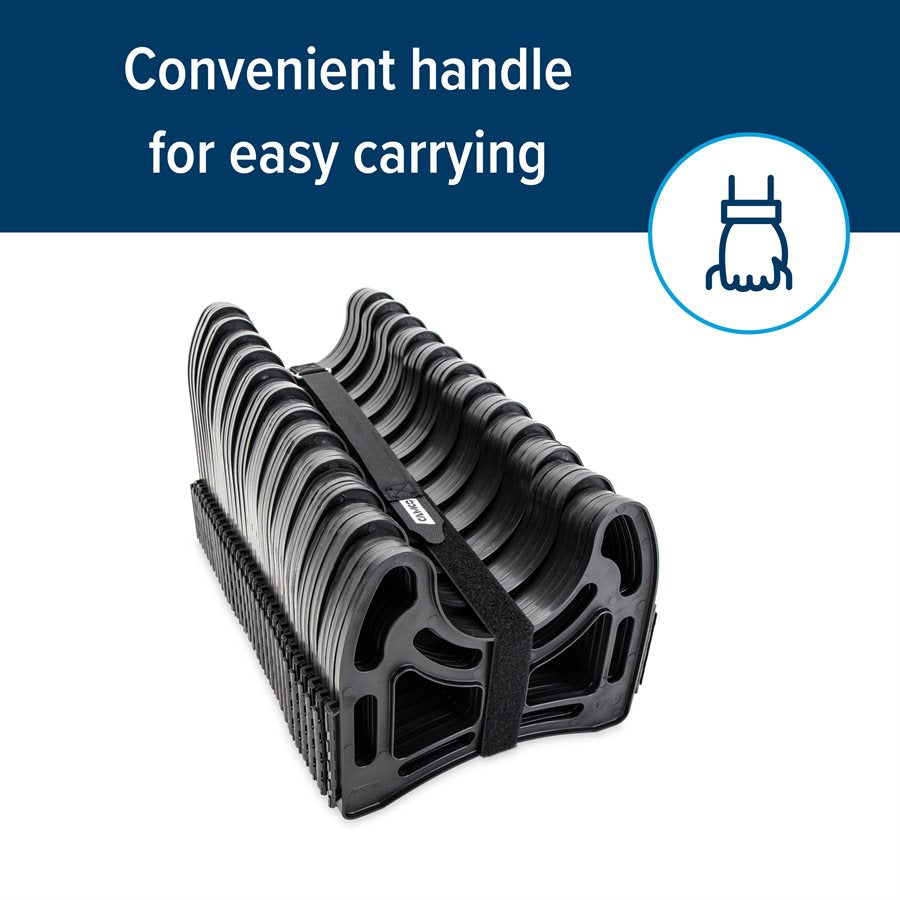 Camco Sewer Hose Support, Holds 30 ft Hose, Black - 43061
