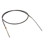 Uflex Boat Steering System Cable, 16 ft Length, Black, Stainless Steel Output End Fitting - M66X16