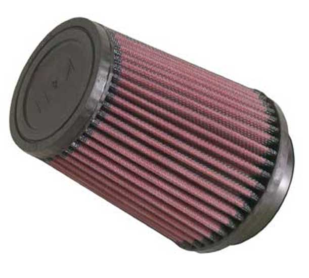 K&N Air Filter, Red, Round Tapered, 3 in Flange Inside Diameter x 3/4 in Flange Length - RU-5111