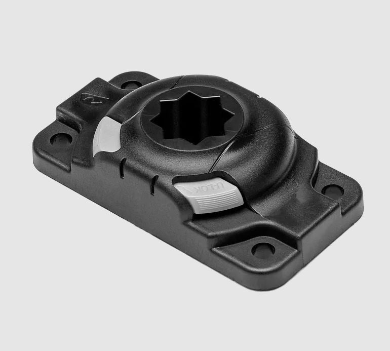 Railblaza Multi Purpose Accessory Mount, Black, With M5 x 20 Millimeter Machine Screws/Washers/Nylon Nuts - 03-4046-11