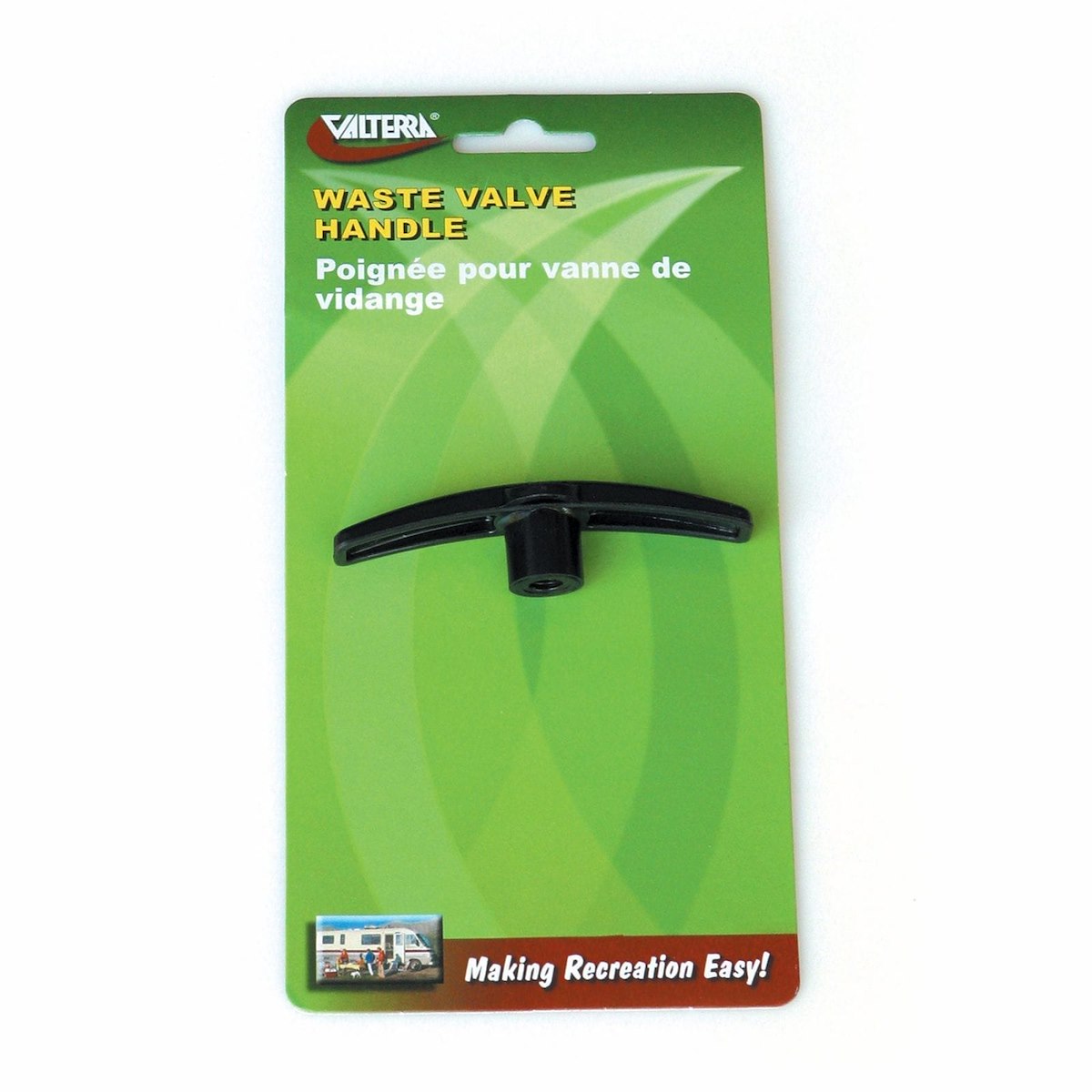 Valterra Sewer Waste Valve Handle, Black - T1003-6NVP
