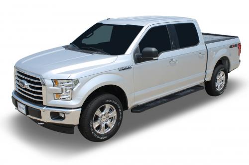 Raptor Series Running Board, Textured, Black, Aluminum - 1703-0366BT