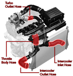 APR Turbocharger Outlet Pipe MS100213 product image 4