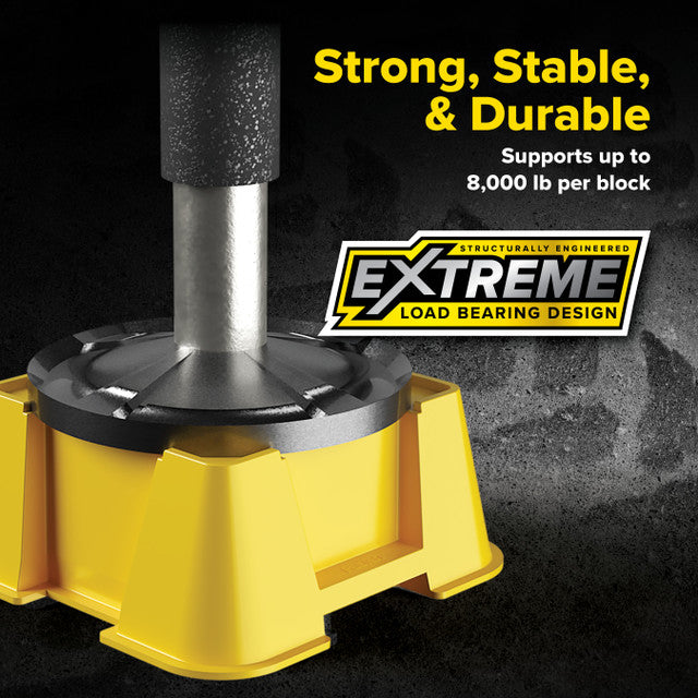 Camco Leveling Block, 8000 lb Capacity, Set Of 2 - 44539