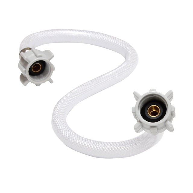 LaSalle Bristol Faucet Water Supply Line, 1/2 in FPT Inlet x 1/2 in FPT Outlet x 48 in Length, White - 23UT14236LF