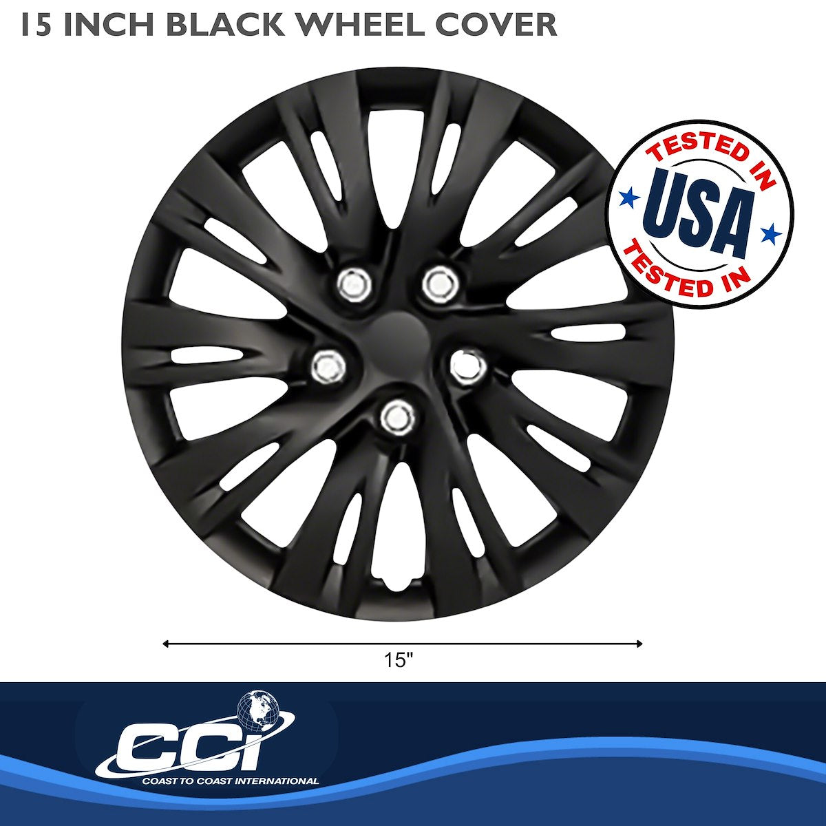 Coast2Coast Universal Wheel Covers IWC103715BLK product image 2