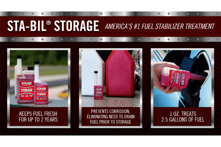 Sta-Bil Fuel Additive, Treats Up To 10 gal, 4 oz Bottle - 22256