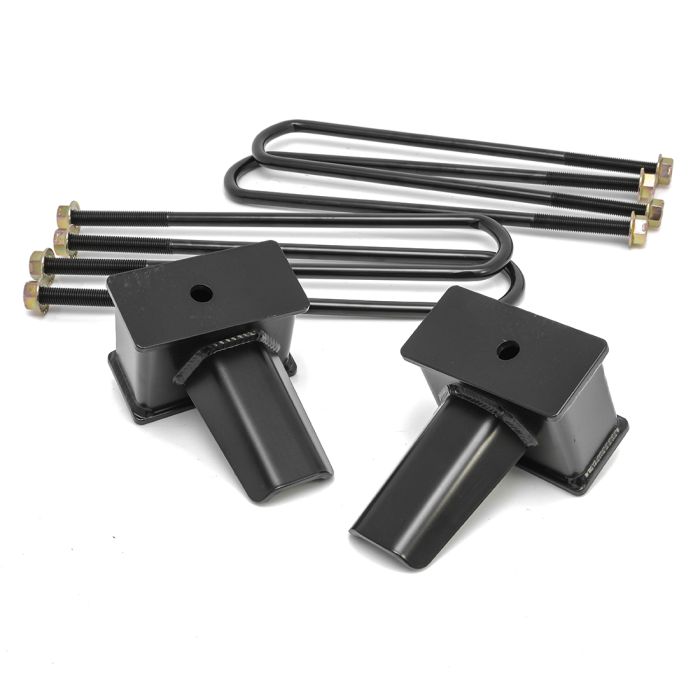 ReadyLIFT Leaf Spring Block Kit, 4 in Tapered Block, With 2 Blocks And U-Bolts - 66-2740