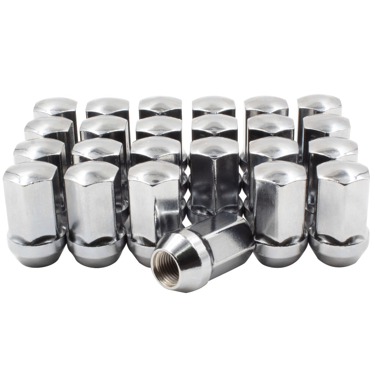 Coyote Wheel Accessories Lug Nut, 14 Millimeter x 1.5 Thread Size, 60 degree Conical, 1.77 in Overall Length, Pack of 24 - 53K648L